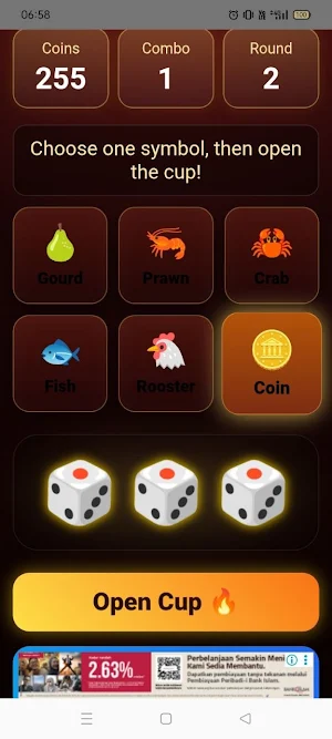 Hulu Dice Master：葫芦虾蟹挑战 Screenshot 0