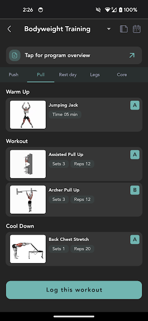 Grow and Glow Fitness Screenshot 1