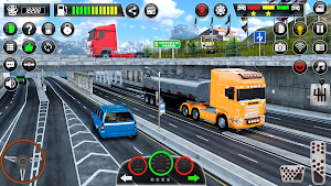 Euro Truck Driving Truck Games Screenshot 1