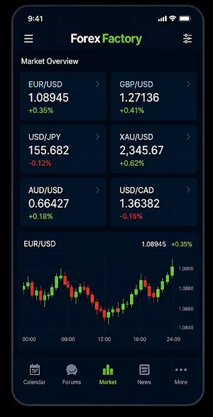 Forex factory app Screenshot 1