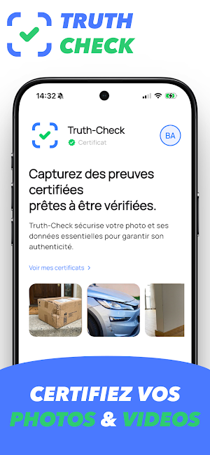 Truth Check - Certified Camera Screenshot 0