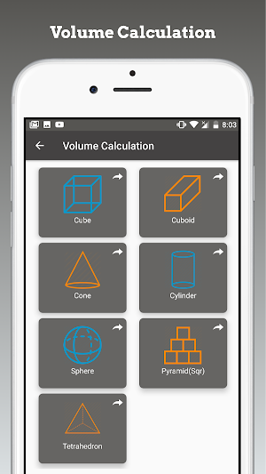 Area and Volume Calculator Screenshot 2