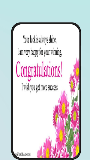congratulations messages Screenshot 2