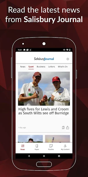 Salisbury Journal Screenshot 0