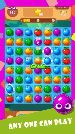 Pop Garden Mania - Line Match 3 Screenshot 2