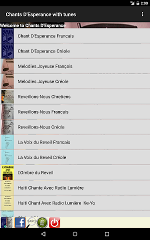 Chants D'Esperance with Tunes Screenshot 0