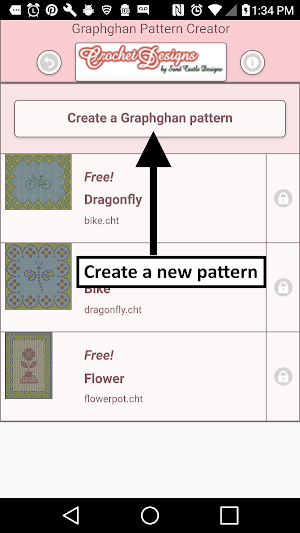 Crochet Graphghan Pattern Creator Screenshot 0