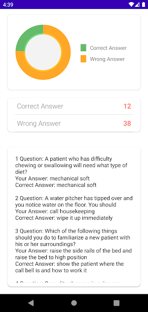 CNA Practice Questions Screenshot 1
