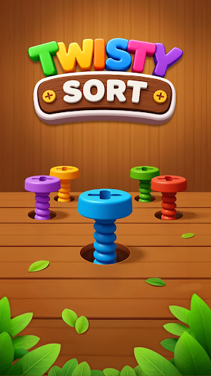 Twisty Sort: Screw Puzzle Screenshot 0