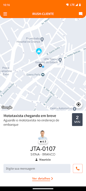 iRush-Cliente Screenshot 3