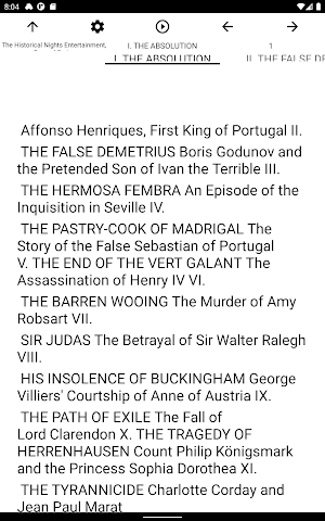 Book, The Historical Nights En Screenshot 3