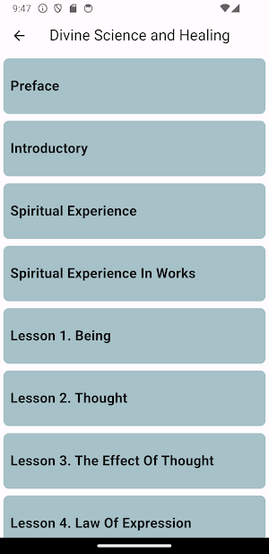 Divine Science and Healing Screenshot 1