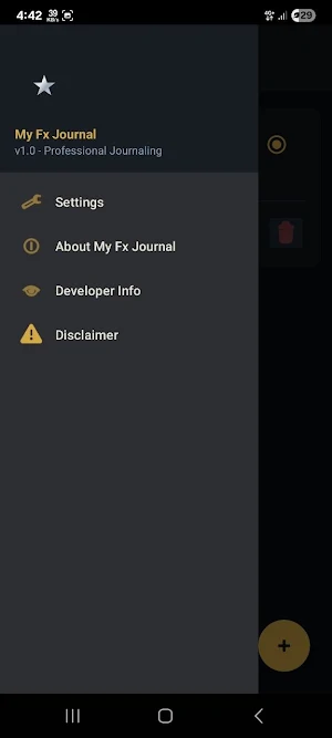 My Fx Journal Screenshot 2