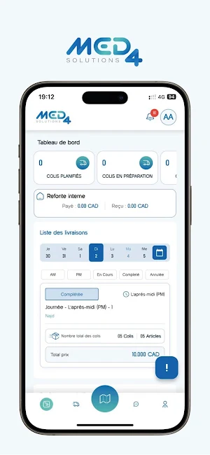 MED4 Livraison Screenshot 0
