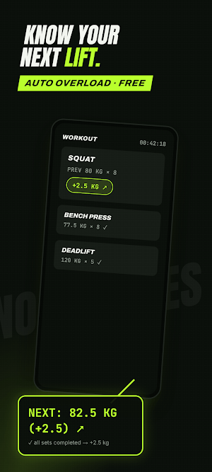 Workout Tracker - No-Nonsense Screenshot 0