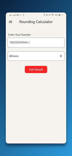 Rounding Calculator Screenshot 1