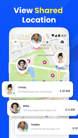 Location Sharing Screenshot 1