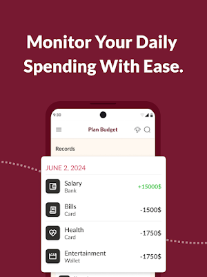 Plan Budget - Expense Manager Screenshot 2