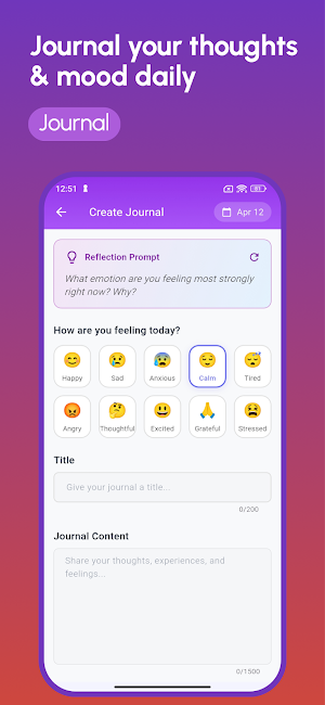 Sojiwa - Mood & Journal Diary Screenshot 1