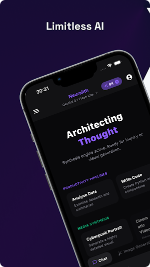 Neuralith AI Studio: Chatbot Screenshot 0