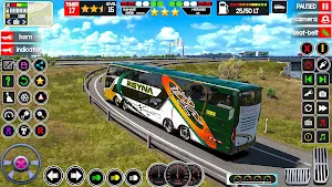Bus Driving Game Real Euro Bus Screenshot 1