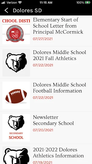 Dolores School District Screenshot 1