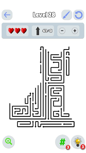 Arrow Out Maze Game Screenshot 2
