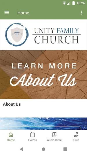 Unity Family Church Screenshot 0