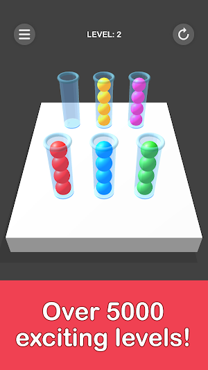 Sort Balls - Color Puzzle Screenshot 1