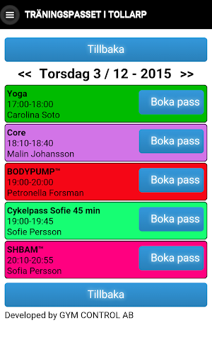 Träningspasset i Tollarp Screenshot 1
