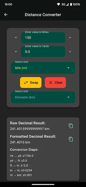 Omega Unit Converter Screenshot 2