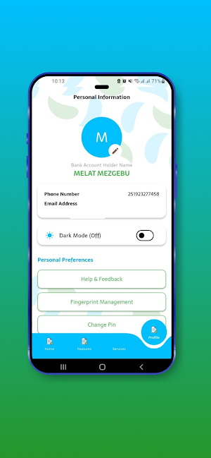 Sidama Bank Mobile App Screenshot 3