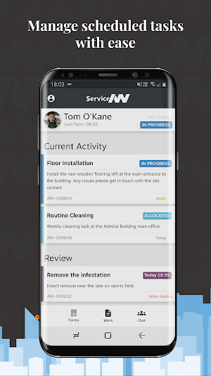 ServiceAtWrk Screenshot 1