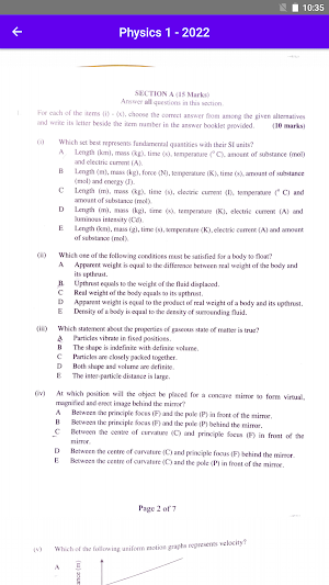 Physics Review O Level Screenshot 0