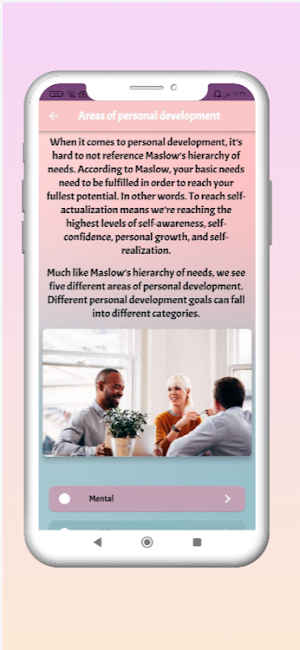 Personal Development Screenshot 2