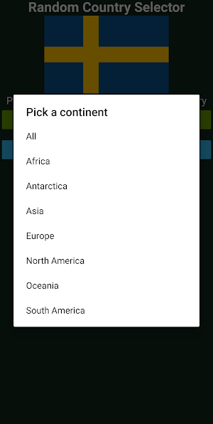 Random Country Selector Screenshot 1