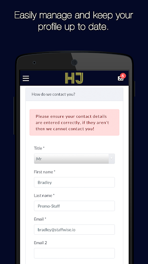 Highjam Staffing Screenshot 2