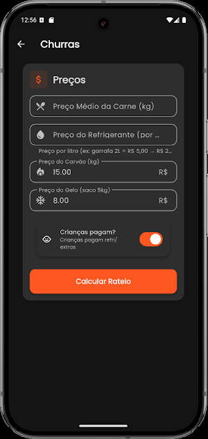 BBQ Calculator & Cost Splitter Screenshot 3