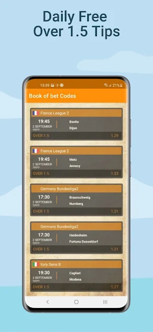 Book Of Bet Codes Screenshot 2