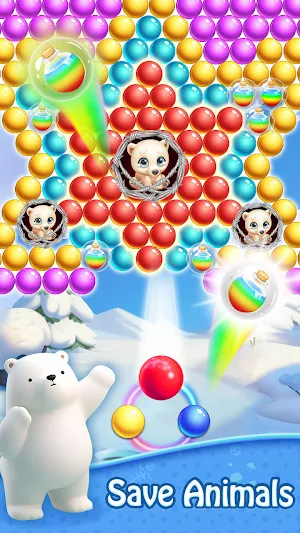Bubble Shooter - Dino Match Screenshot 2