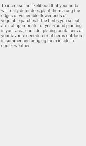 Aromatic Herbs for Deer Control Screenshot 2