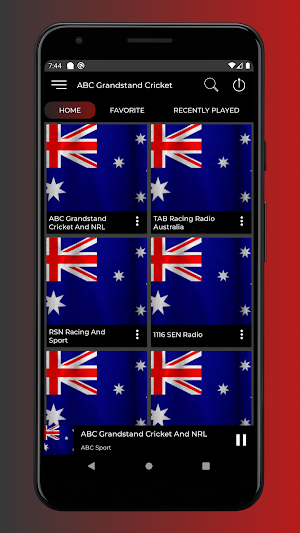 ABC Grandstand Radio Cricket Screenshot 0