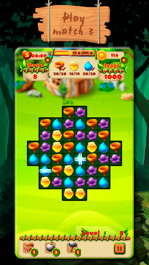 Fairy Forest - match 3 games, puzzle Screenshot 0