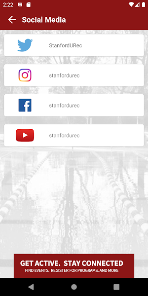 Stanford Rec & Well Screenshot 1