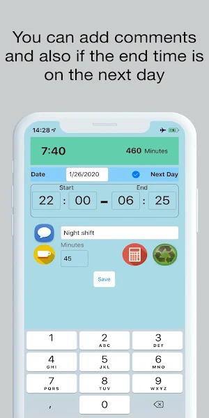 Work Time Between Screenshot 0