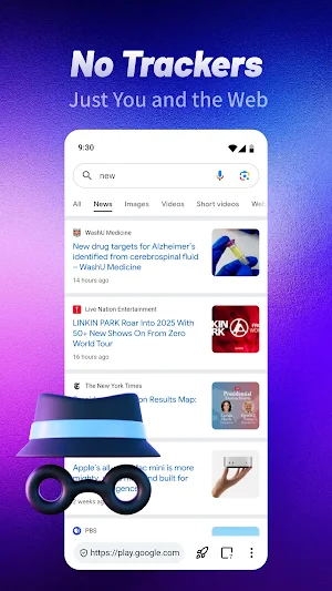 Personal Secured Browser Screenshot 1