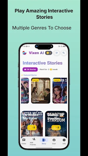 Vixen AI: Chats & Stories Screenshot 2