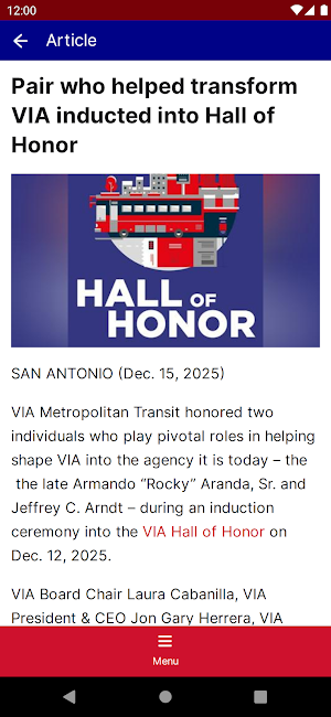 The VIA Voice by VIA Metro Screenshot 2