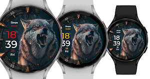 Wolf Luxury Wear Os Watchface Screenshot 2