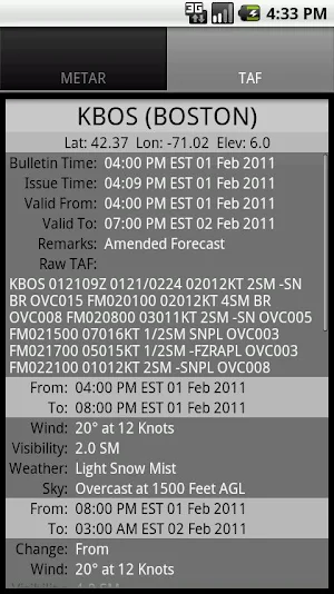 Aviation Weather - GADSoftware screenshot 3
